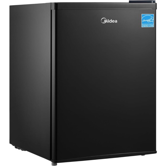 Midea WHS-87LB1 Refrigerator, 2.4 Cubic Feet